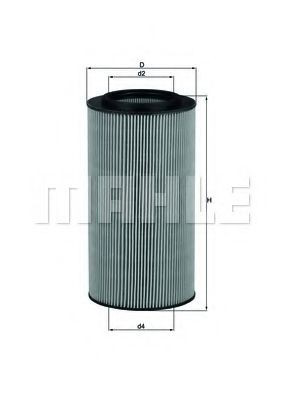 Масляний фільтр двигуна Mahle Original OX561D ціна, від 23.78 USD